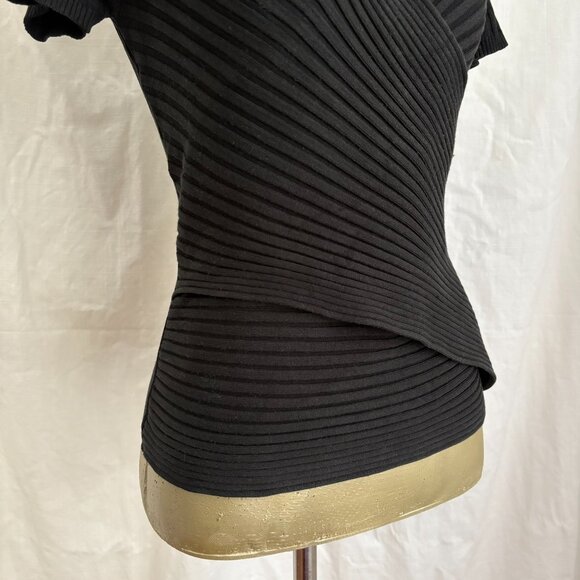 Cache Silk Knit Wrap Top S - Picture 5 of 6
